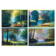 Альбом для рисования 40л., А4, на гребне BG «Природа как искусство»