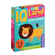 _IQЗадачки Веселые зверушки Многораз.карточки с прищепками 4-6 лет