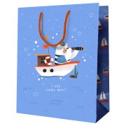 Пакет подарочный 18*23*10см MESHU «I see cool boy», ламинированный