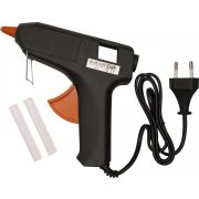 МТ.Клеевой пистолет.11мм.SILWERHOF.40 Вт.черный.+2стержня.п/бл.GG040