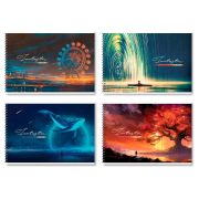 Альбом для рисования 32л., А4, на гребне BG «Fantastic», металлизация