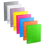 Папка с 40 вкладышами Berlingo «Neon+Metallic+DoubleWhite», 24мм, 1000мкм, с внутр. карманом, ассорт