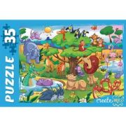 *Puz-maxi 35д. РыжийКот[уменьш.коробка] Джунгли (ПУ35-3853)