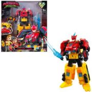 *Игрушка(Росмэн) Dinoster Трансформер 2в1 Раптор Трон (42129)