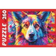 *Puz 260д. РыжийКот Яркий щенок корги (Ф-0288)