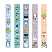 Закладка - магнит для книг, 25*195мм, ArtSpace «Woof», блестки