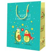 Пакет подарочный 18*23*10см MESHU «Зажигай», ламинированный