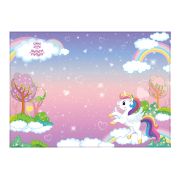 Клеенка для уроков труда Мульти-Пульти «Единорог», 35*50см, ПВХ