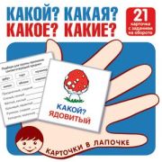 _НаборКарточек(Сфера) КарточкиВЛапочке Какой? Какая? Какое? Какие? [21шт.]