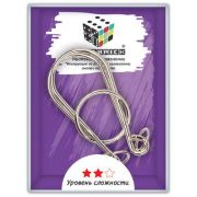 *Головоломка(DELFBRICK) Металл. 2УровеньСложности Лепестки [5элем.] (DLM-27)