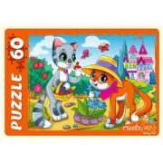 *Puz  60д. РыжийКот МИЛЫЕ КОТЯТА И ЗАМОК (Арт. ПУ60-0461)