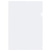 Папка-уголок СТАММ А4, 100мкм, пластик, прозрачная