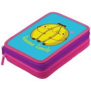 Пенал 2 отделения, 200*140*45 Berlingo «Bananas», полиэстер