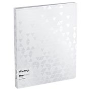 Папка с 40 вкладышами Berlingo «DoubleWhite» А4, 24мм,  1000мкм, белая, с внутр. карманом