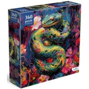 *Puz  360д. Origami 2025 Год Змеи Зеленый питон [символ года 2025] (09092)