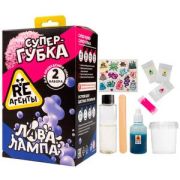 *Набор д/творч(ReАгенты) НаборДляОпытов_2в1 Супер-губка и Лава-лампа (EX103T) 8+