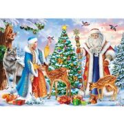 **НГ Puz  260д. РыжийКот ДЕД МОРОЗ И ЗВЕРЯТА №2 (арт. П260-9478)