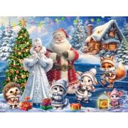 **НГ Puz  260д. РыжийКот НОВОГОДНИЙ ПРАЗДНИК №5 (арт. П260-9479)