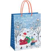 Пакет подарочный 26*32*12см MESHU «Christmas»,  матовая ламинация