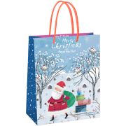 Пакет подарочный 33*42*12см MESHU «Christmas»,  матовая ламинация