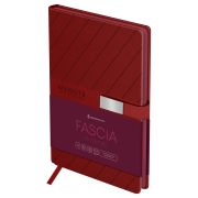 Ежедневник недатированный, А5, 136л., твердый переплет, кожзам, Greenwich Line «Fascia. Burgundy», м