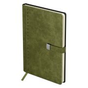 Ежедневник недатированный, А5, 136л., твердый переплет, кожзам, BG «Scale. Khaki», магнитная застежк