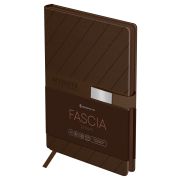 Ежедневник недатированный, А5, 136л., твердый переплет, кожзам, Greenwich Line «Fascia. Brown», магн