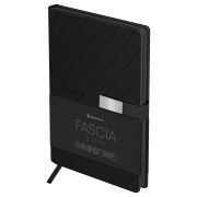 Ежедневник недатированный, А5, 136л., твердый переплет, кожзам, Greenwich Line «Fascia. Graphite», м