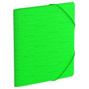 Папка для тетрадей на резинке Berlingo «Your Way» А5+, 600мкм,  зеленый неон