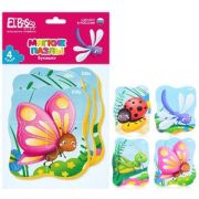 *Puz-мягк.(ElBasco) _4пазла Букашки[16эл.] (ET02-028)