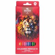Карандаши цветные RED LION, 12цв, картон.упак. с подвесом