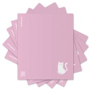 348 Тет48л кле.ErKr.пласт.обл.CoverProBook.Brave cats.фиол.Mix-pack.ас