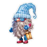 **НГ ~(СфО) М-16607 мини Гномик с фонарем [двухстор.]