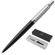 Ручка шариковая Parker «Jotter Bond Street Black CT» синяя, 1,0мм, кнопочн., подар. уп.