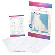 *Набор д/творч(Origami) ПолигональныеФигуры Полярный мишка (07581)