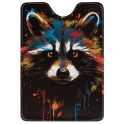 **Сув.(Миленд) Обложка на пропуск/проездной Енот [ПВХ] (ОП-2694)