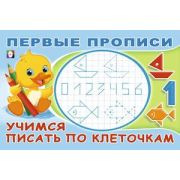 ПервыеПрописи(Фламинго) Учимся писать по клеточкам (Зверькова Ю.В.)