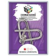 *Головоломка(DELFBRICK) Металл. 1УровеньСложности Сердце [2элем.] (DLM-21)