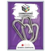 *Головоломка(DELFBRICK) Металл. 1УровеньСложности М-узел [2элем.] (DLM-19)