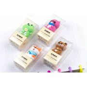 Точилка LOREX KIDS CUTE PETS ассорти, корпус силикон 1 отвер. в дисплее индив.штрих-код