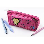 Пенал 1 отд. сред. LOREX KIDS FUNNY CAT 210x85x105 мм роз. полиэстер