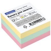 Самоклеящийся блок OfficeSpace 50*50мм, 300л, 3 цвета