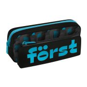 Пенал мягкий 2 в 1, 1 отделение, 205*80*40 Först «Refraction», съемная косметичка на липучке