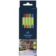 Набор капиллярных ручек Schneider «Line-Up» 04цв., 0,4мм, европодвес