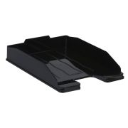 Лоток для бумаг горизонтальный Стамм «Эксперт», черный
