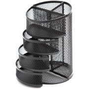 Настольная подставка Berlingo «Steel&Style», металлическая, 6 секций, черная