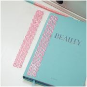 Наклейки акриловые MESHU «Pink line», 25*7,8см