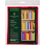 Набор обложек (5шт.) 210*350 для дневников и тетрадей, Greenwich Line, с закладкой, ПВХ 110мкм, цвет