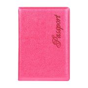 Обложка для паспорта OfficeSpace «Fusion» мягкий полиуретан, малиновая, тиснение