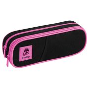 Пенал мягкий 2 отделения, 220*80*50 Berlingo «Chilled cat», полиэстер, внутр. органайзер